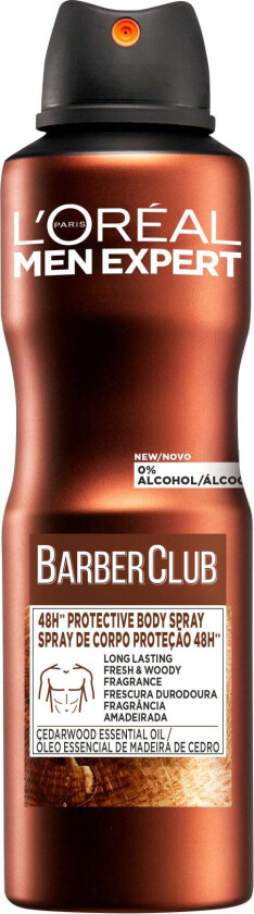 Men Expert Bodyspray Barber Club 48h 150ml