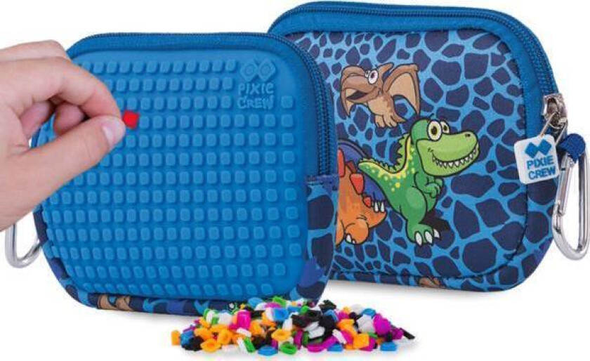 Cass Film Pennal Dinosaurs Glidelåsveske Med Blått Panel