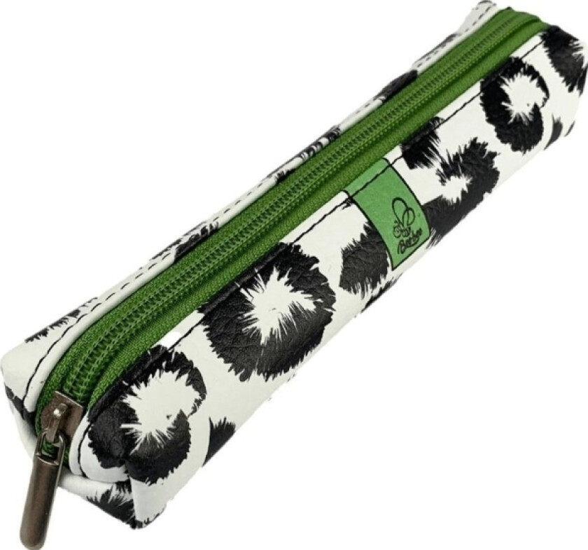 Bee-Bee Pennal Mini Rektangulært Pennal Leopard Spots Bw