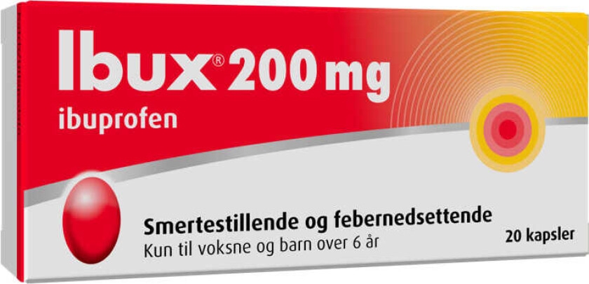 Ibux Kapsler 200mg 20stk