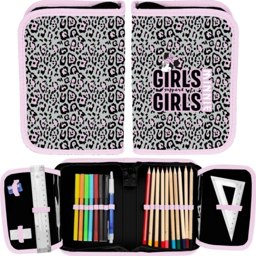 Paso Penal Etui Paso Penal Med Minnie Mouse Girls Tilbehør, Sammenleggbart