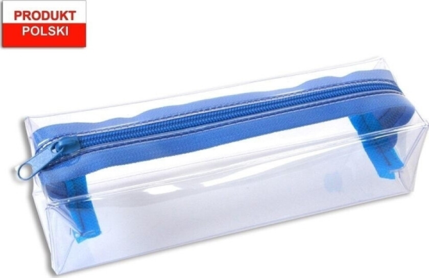 Warta Pennal Skolepenal War-1278 Blå Glidelås