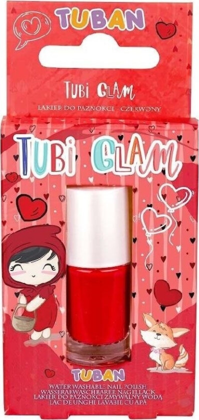 Tuban Tubi Glam Neglelakk - Rød