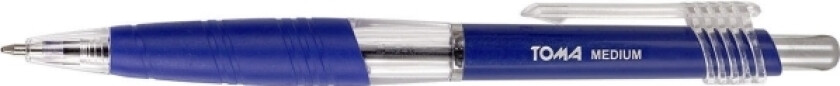 Toma Uttrekkbar Kulepenn Blå (To-038 12)
