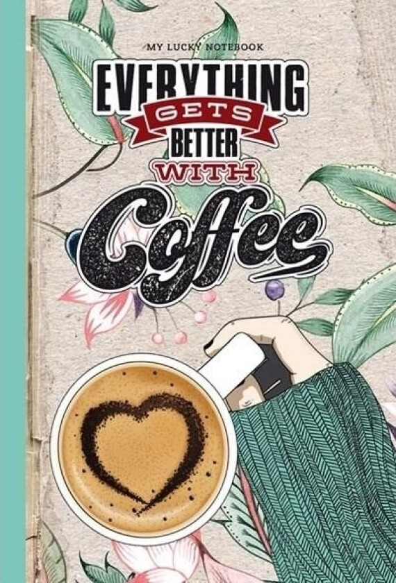 Frisk Dekorativ Notatbok 143X210/64K Rutenett Kaffe