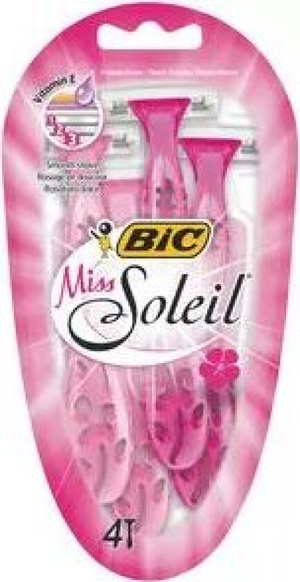 Bic Miss Soleil Barberhøvel 4pk