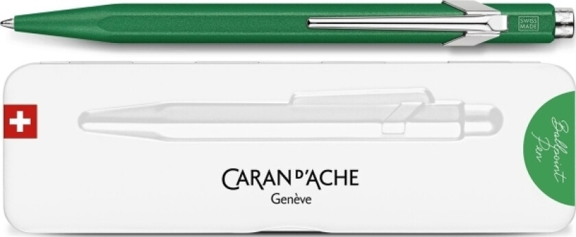 Caran D`Arche Caran D'ache 849 Colormat-X Kulepenn, M, I Boks, Grønn