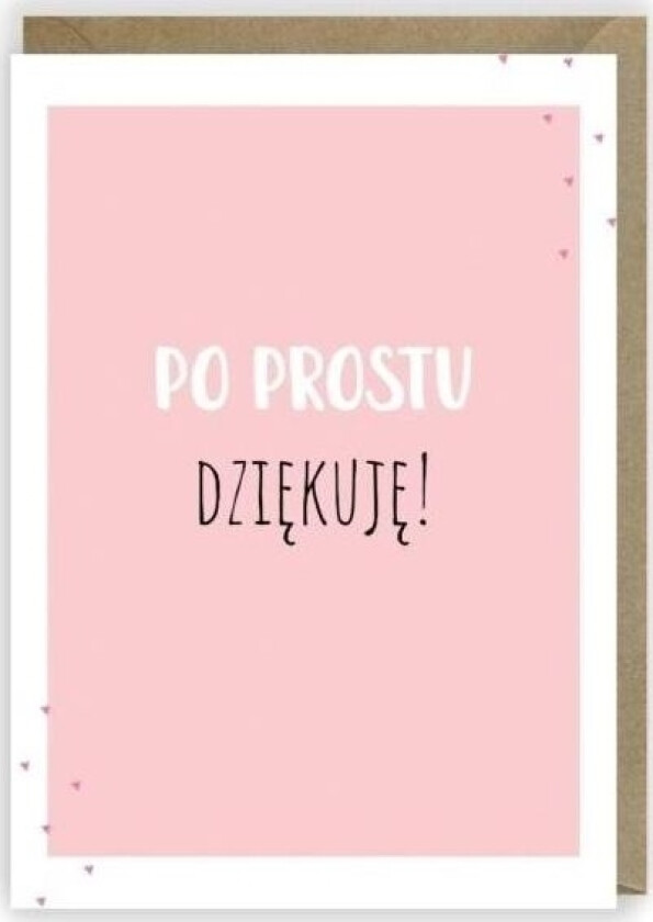 Gratulasjonskort, Øko-Konvolutt Takk K001