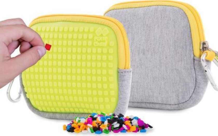 Cass Film Pennal Glidelåspose Med Gult Panel