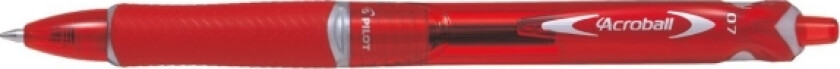 Pilot Acroball, Gjenfyllbar, Rød