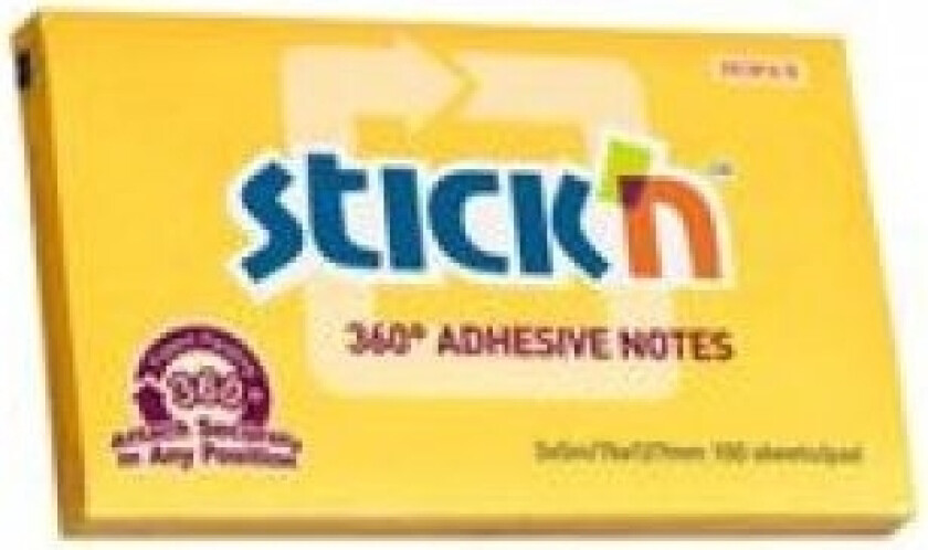 Stickn Selvklebende Notatbok 360 Grader (155243)