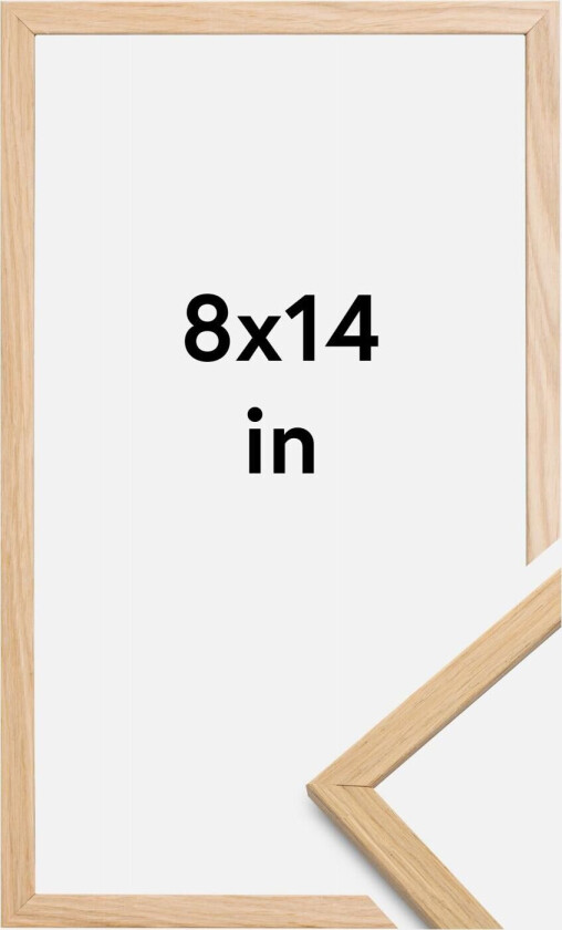 Ramme Edsbyn Akrylglass Eik 8x14 Inches (20,32x35,56 Cm)