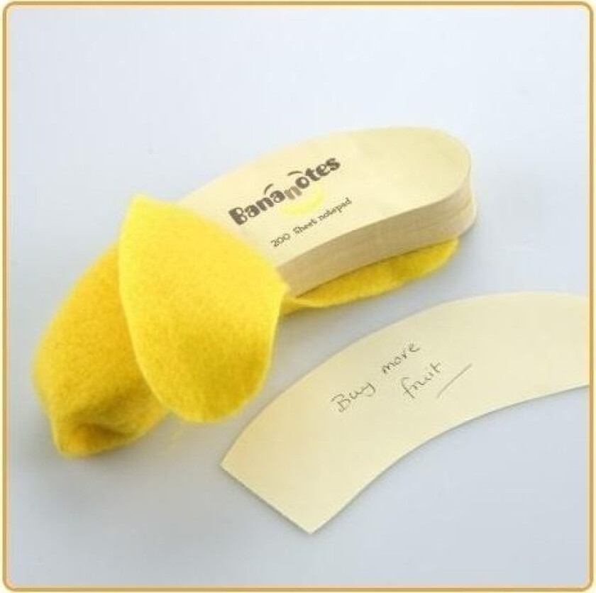 Banana - Notatbok Med Avrivbare Notater (328386)
