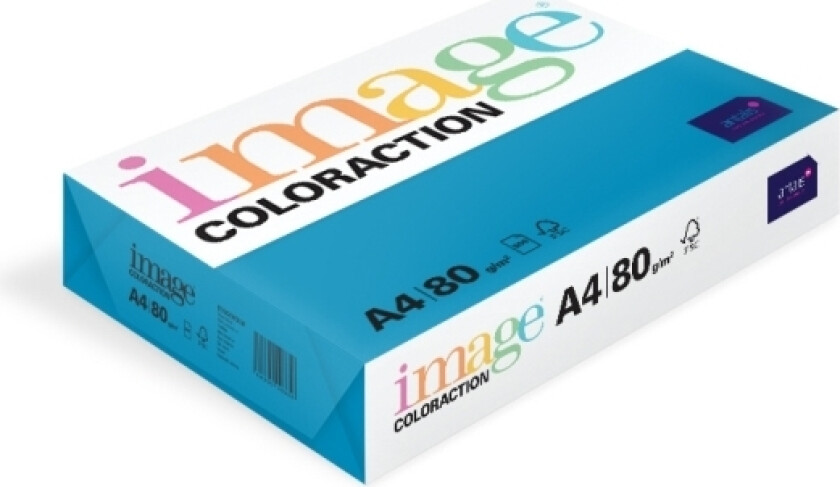 Kopipapir Image Coloraction A4 80G Stockholm Deep Blue 500Ark/Pkt