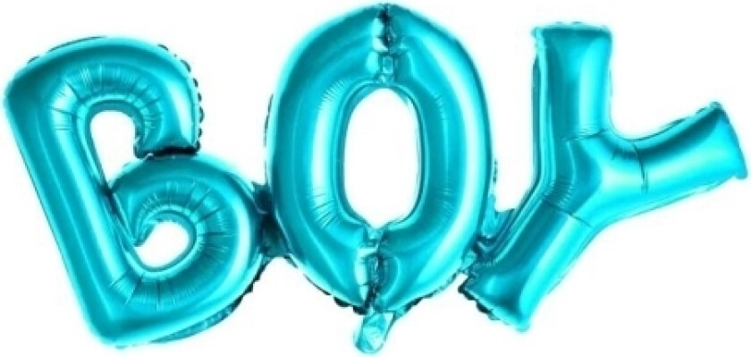 Partydeco Fb8m-001, Toy Balloon, Folie, Blå, Temafest, Letter, Engelsk