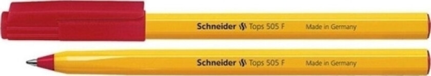 Schneider Tops 505 F Kulepenn Rød (50 Stk)