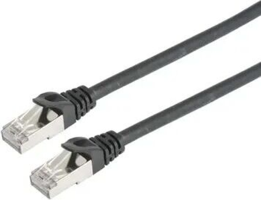 Nettverkskabel Lszh Rj-45 Rj-45 Cat 6a 15m Svart