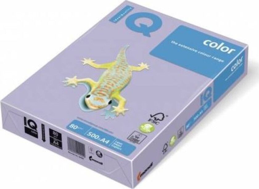 Iq Color Iq Color A4 Kopipapir 80G Lavendel 500 Ark