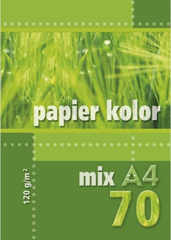 Line A4 Kopipapir 120G, Blanding Av Farger, 70 Ark