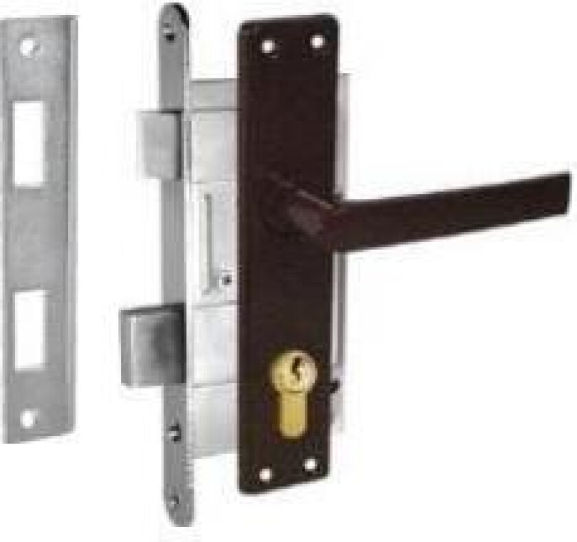 Mortise Lock 406C-35802/10 Brown Wo Cil