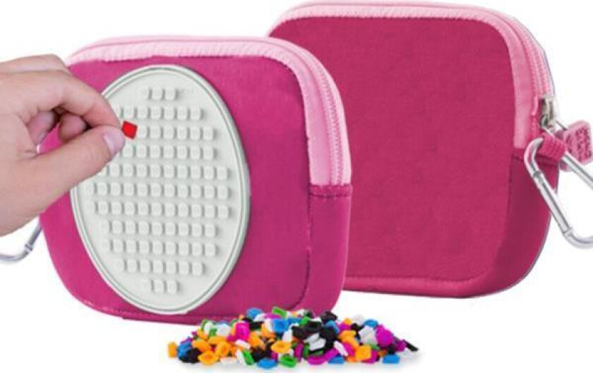 Cass Film Penal Etui Glidelås Veske Lilla Lysende Panel