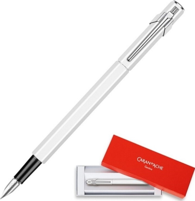 Caran D`Arche Fyllepenn 849, F, Hvit