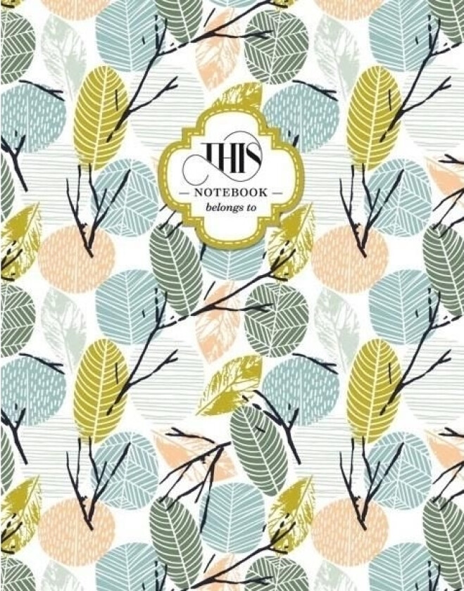 Frisk Dekorativ Notatbok 128X165/96K Blomsterlinje
