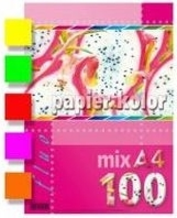 Line A4 Kopipapir 80G, Blanding Av Farger, 100 Ark