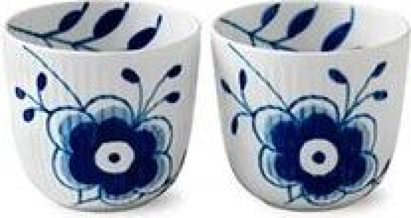 Blue Fluted Mega Telysholder 6 cm