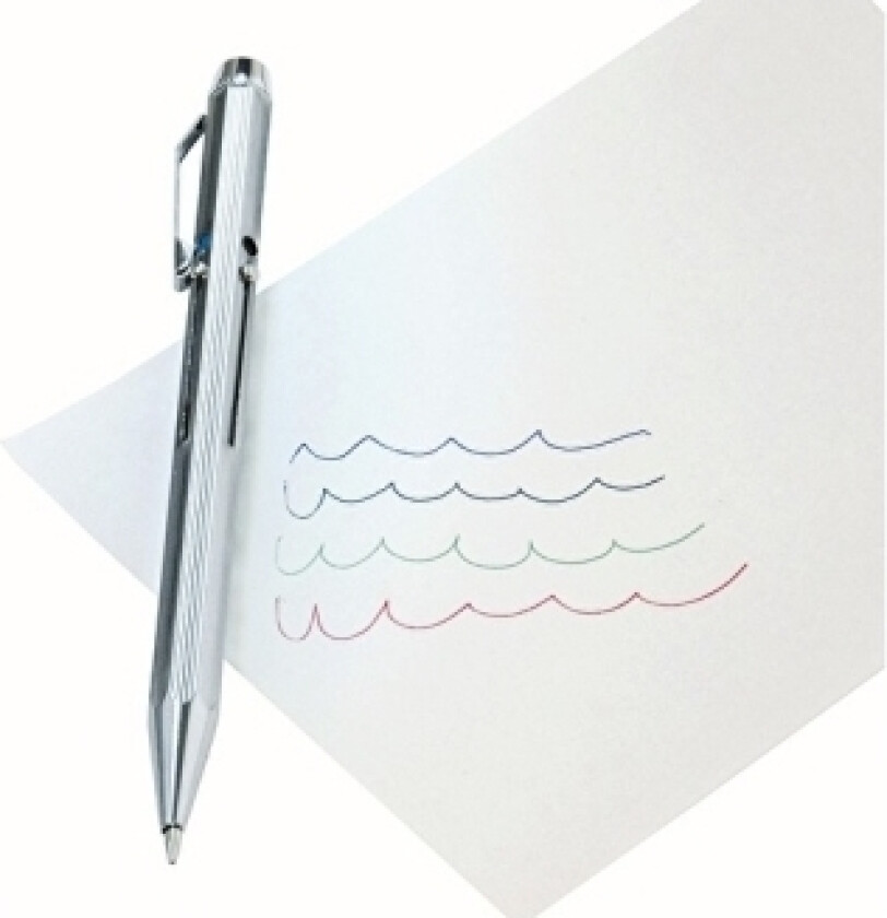 256 226, Uttrykkbar Kulepenn Med Hengefeste, Sort, Blå, Grønn, Rød, 1 Stykker