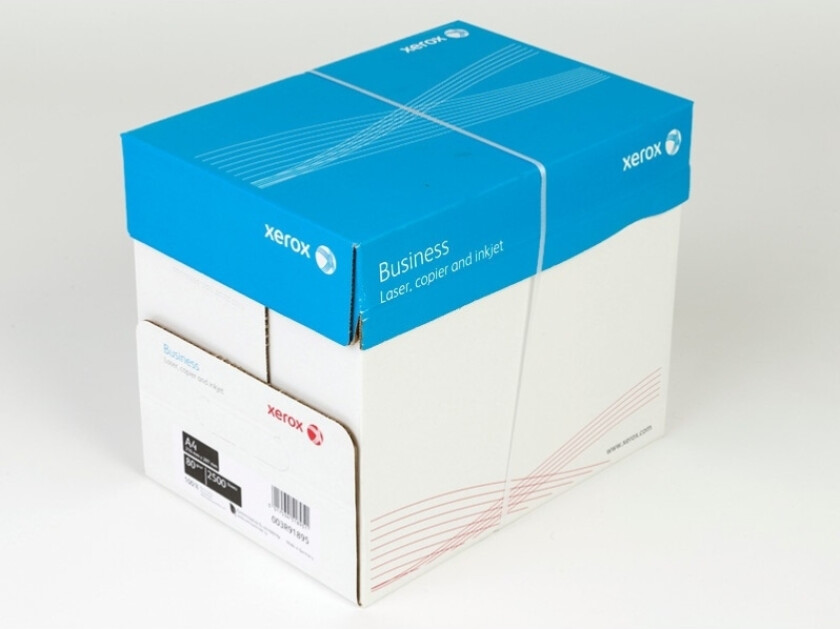 Kopipapir Xerox Business 80G A4 Hvid - Løse Ark - (2500 Ark Pr. Pakke)