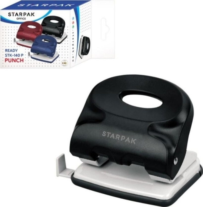 Hole Punch Plastic Punch Black 450872