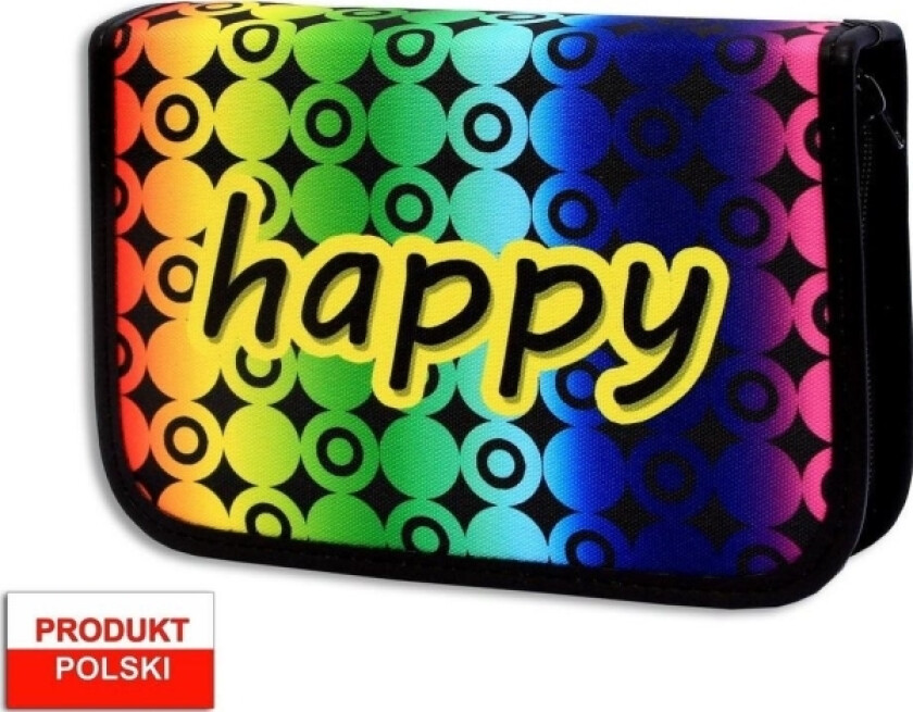 Warta Pencil Case School Pencil Case War-1206 Rainbow Dark Warta