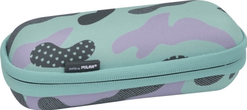 Pennal, Oval, Stivnet Kamuflasje Pennal, Turkis 081145Gm