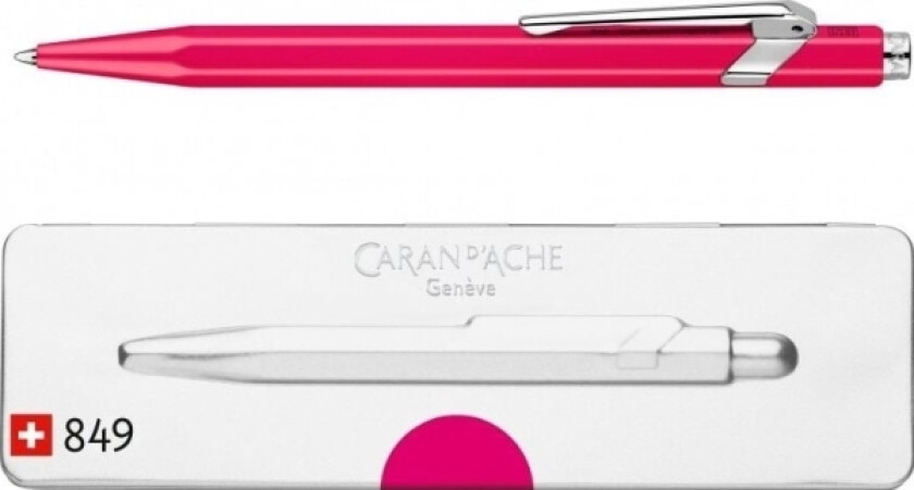 Caran D`Arche Caran D'ache 849 Pop Line Fluo Kulepenn, M, I Boks, Lilla
