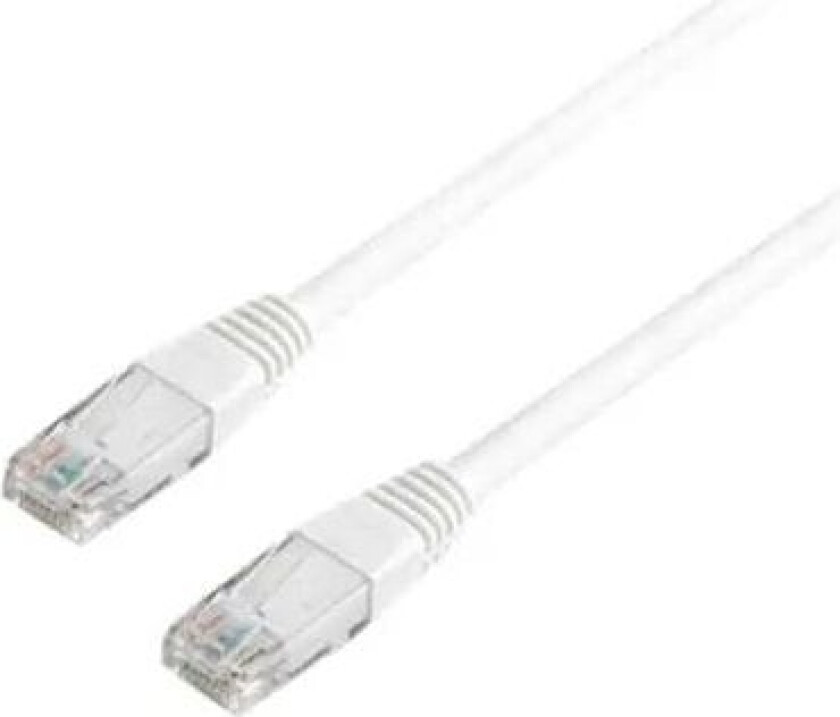 Nettverkskabel Lszh Rj-45 Rj-45 Cat 6 15m Hvit