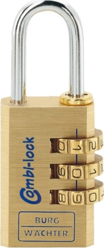 2471 Hængelås 30.80 Mm Messing Kombinationslås