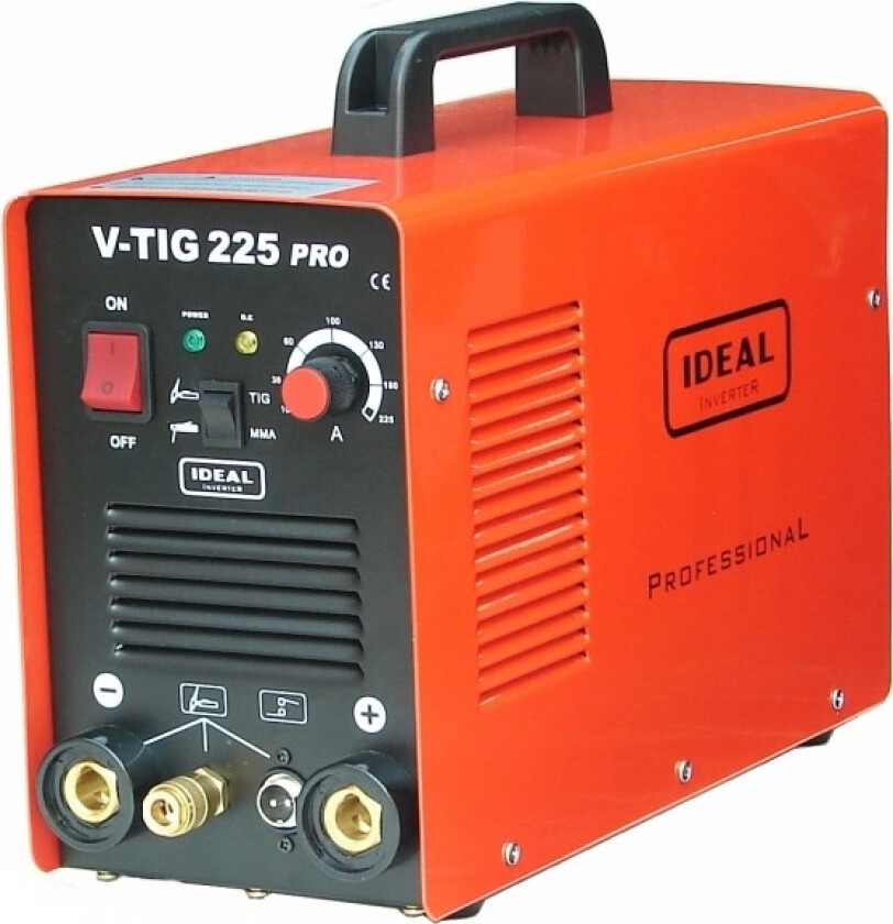 Ideell V-Tig 225 Pro + Tig Inverter Sveisemaskin - V-Tig225