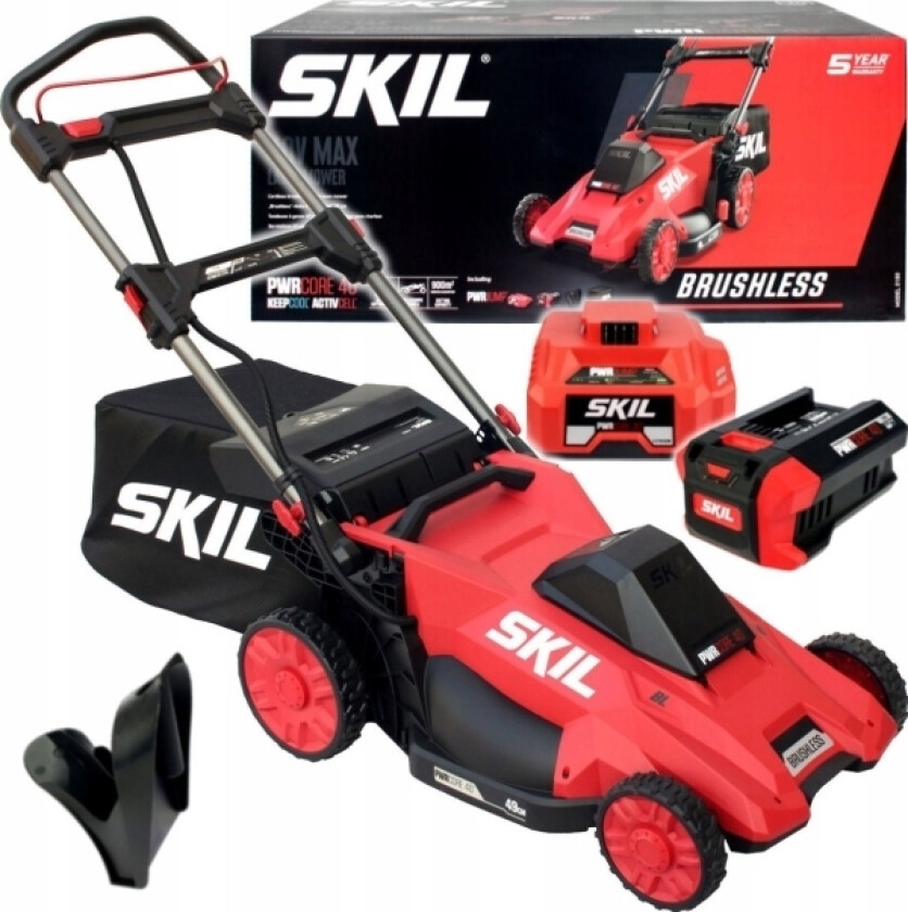 Batteridrevet Gressklipper 40V 0180Aa, 49 Cm