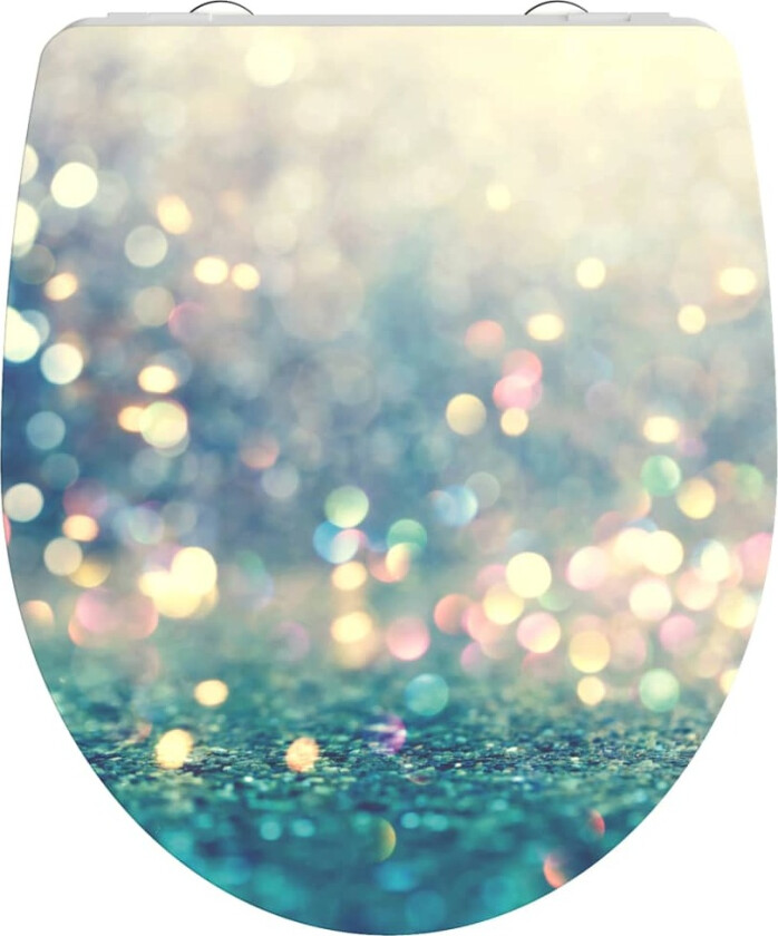 Toalettsete duroplast høyglans myk lukkefunksjon MAGIC LIGHT