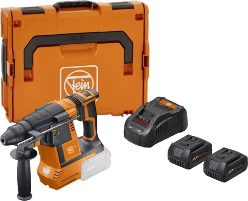 Fein Abh 18-26 As 71400362000 Batteri Borehammer 18 V 5.0 Ah Litium Inkl. Ekstra Batteri, Inkl. Oplader, Kuffert