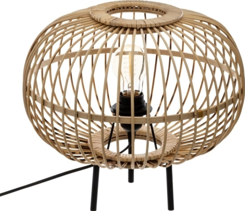 Bordlampe Bambus Nattlampe Eads 33 Cm