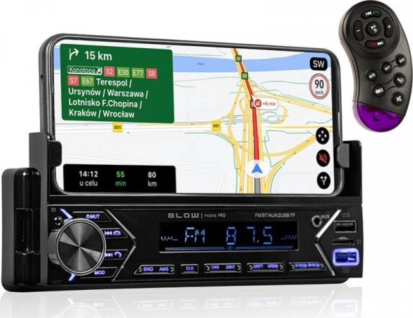 Bilradio Blow 78-346# Radio Blow Mobile Pro 1Din Smart Holder