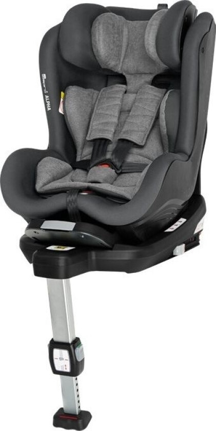Alpha Isofix Bilstol 0-18Kg Svart
