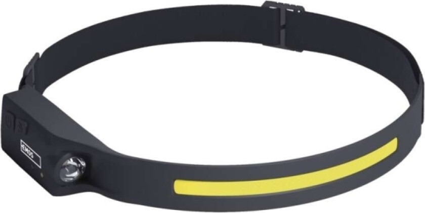 Emos P3541, Hodebåndslommelykt, Sort, Knapper, Ip43, Led, 1 Lamper