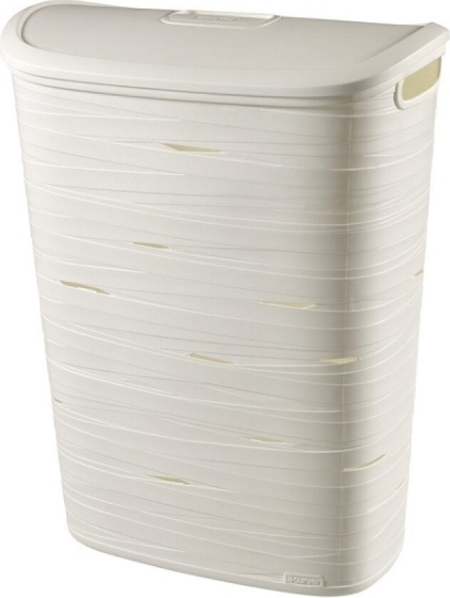 Skittentøyskurv Testrut Skittentøyskurv Ribbon 49 L Hvit