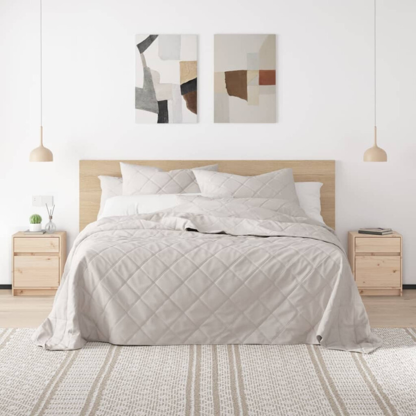 Nattbord 2 stk 40x31x50 cm heltre furu