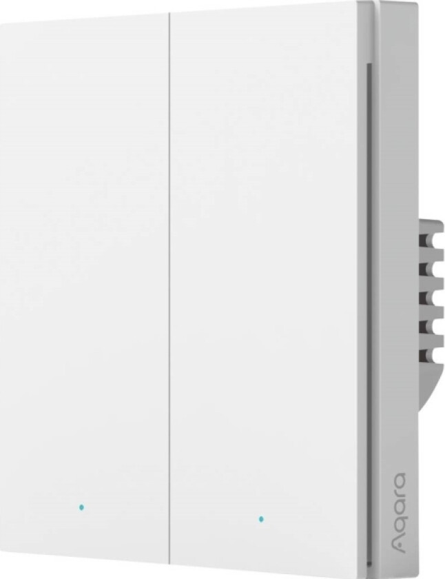 H1 Smart Zigbee 2 Nøkler Grå Veggbryter (Ws-Euk04-G)