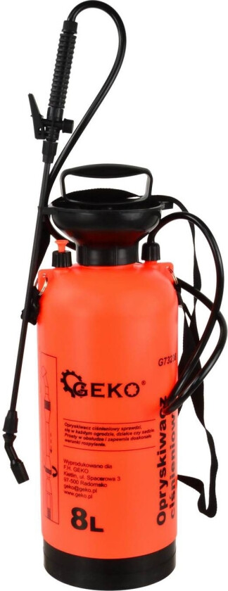 Geko Orange 8L Trykksprøyte