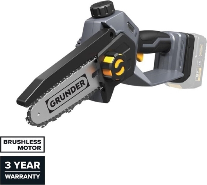 Batteridrevet Mini Motorsag Grunder 12Cm 18V